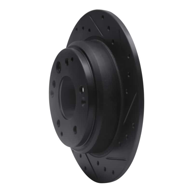 R1 Concepts — R1 91-99 Acura RL Rear Right Drilled & Slotted Black Brake Rotor
R1 Brake Rotor Drill - view 2