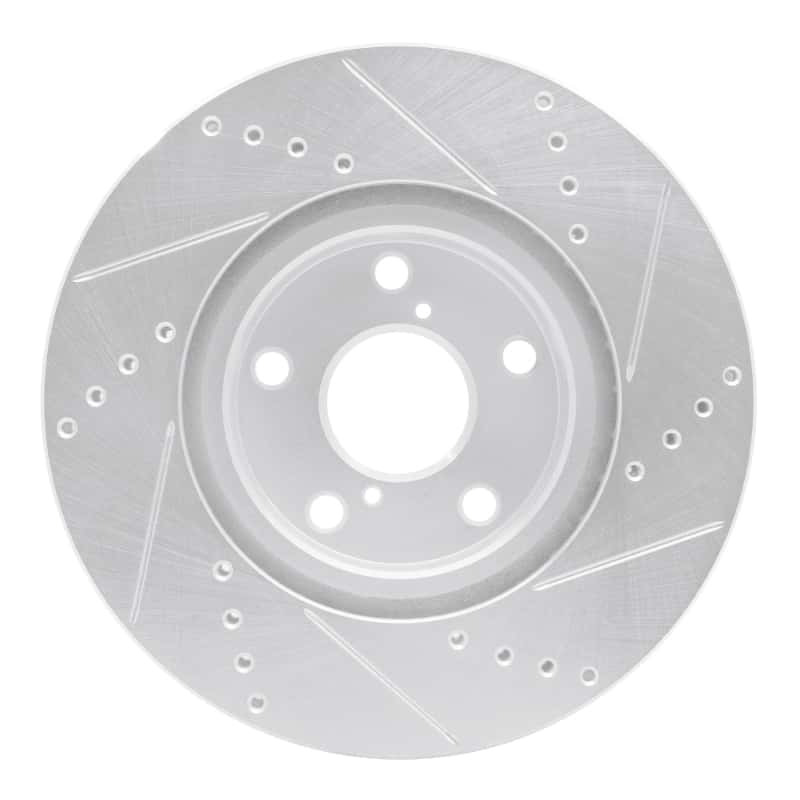 R1 Concepts — R1 06-15 Lexus IS250 Left Front Drilled & Slotted Silver Brake Rotor
R1 Brake Rotor Drill - view 5