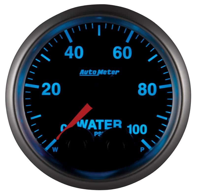 AutoMeter — AutoMeter Gauge Water Press 2-1/16in. 100PSI Stepper Motor W/Peak & Warn Elite
GA 2" WTRP 100PSI EL - view 2