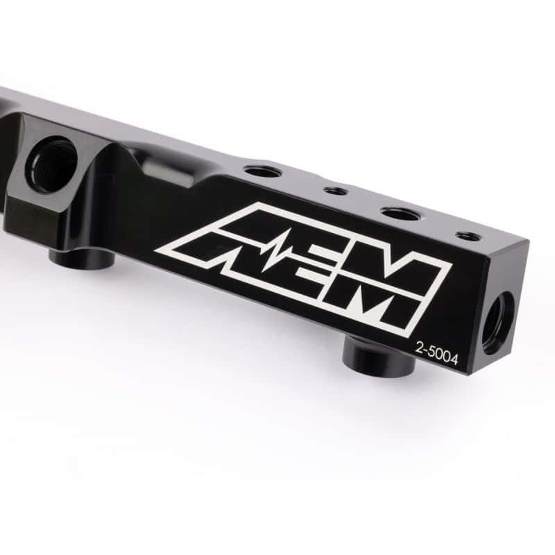 AEM — AEM 90-93 Accord DX/LX/SE/EX & 92-01 Prelude S/Si/Si VTEC Black Fuel Rail
Hi Vol Fuel Rail
Fuel Rail - view 6