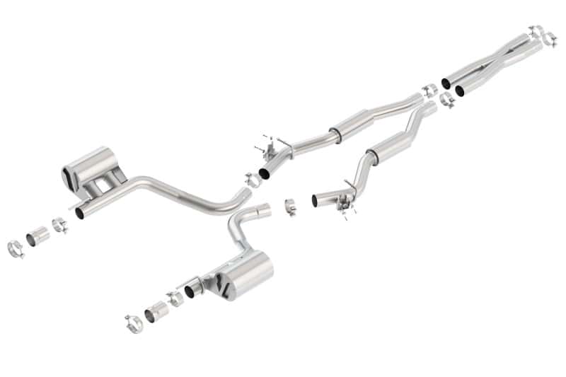 Borla — Borla 15-16 Dodge Challenger SRT 392 S-Type Catback Exhaust Single Split Rear Exit (No Tip)
Cat-Back System - view 3