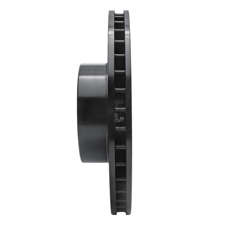 R1 Concepts — R1 91-01 BMW 740I Front Left Drilled & Slotted Black Brake Rotor
R1 Brake Rotor Drill - view 3