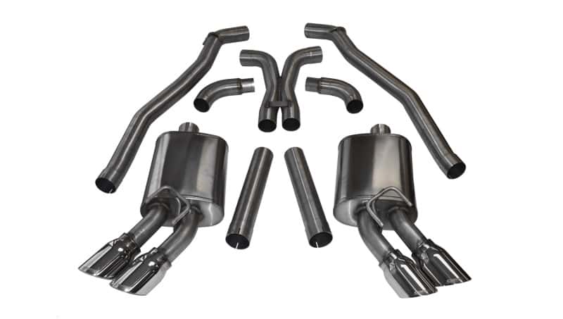 CORSA Performance — Corsa 2012-2015 Chevrolet Camaro Coupe ZL1 6.2L V8 Polished Sport Cat-Back + XO Exhaust
Exhaust - view 4
