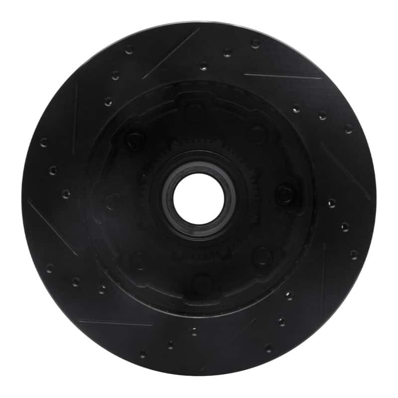 R1 Concepts — R1 1994-1999 Dodge Ram 2500 Front Right Drilled & Slotted Black Brake Rotor
R1 Brake Rotor Drill - view 5