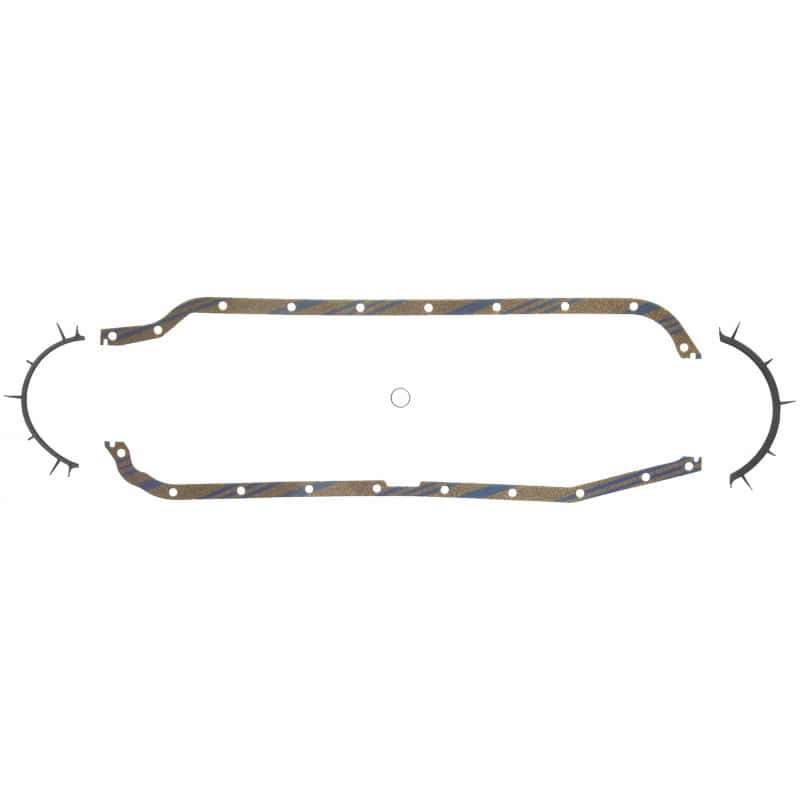 Fel-Pro — Fel-Pro Cadillac DeVille OS 30202 C Engine Oil Pan Gasket Set Blue Stripe cork-rubber - view 1