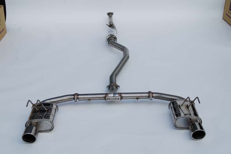 Invidia — Invidia 2022+ Honda Civic Si (1.5T) 70mm Q300 Cat Back Exhaust - Rolled SS Tips - view 5
