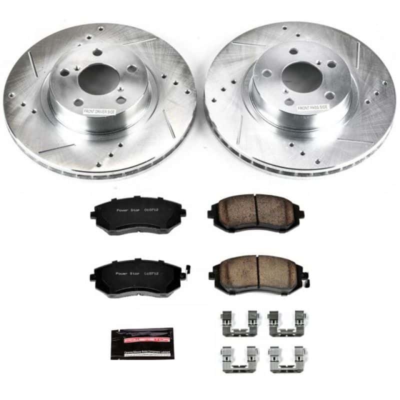 PowerStop — Power Stop 05-06 Saab 9-2X Front Z23 Evolution Sport Brake Kit - view 1