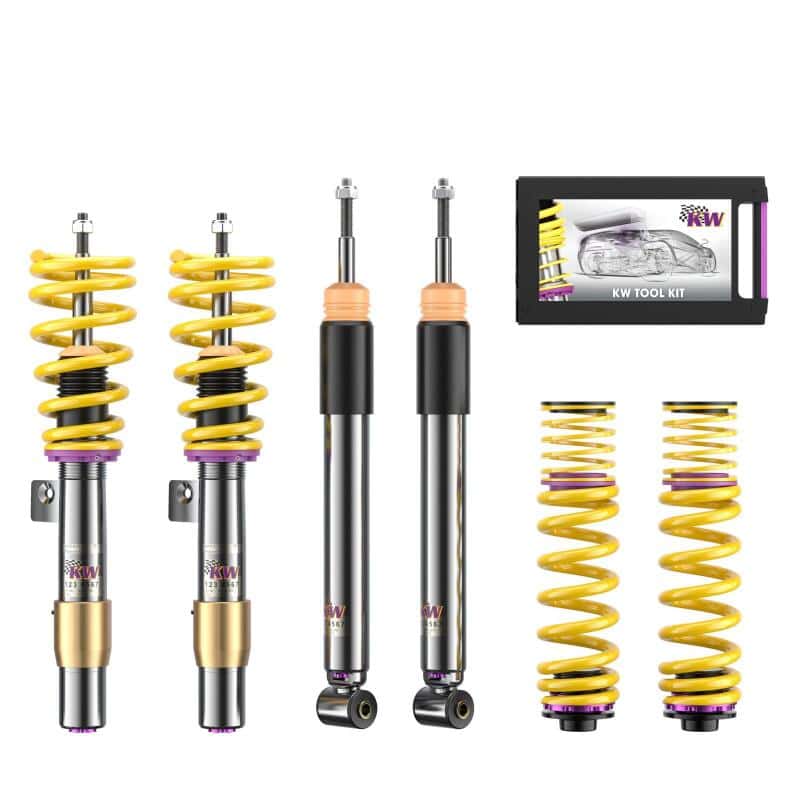 KW — KW Coilover Kit V3 BMW M3 (E90/E92) equipped w/ EDC (Electronic Damper Control)Sedan Coupe
Coilover Kit - view 4