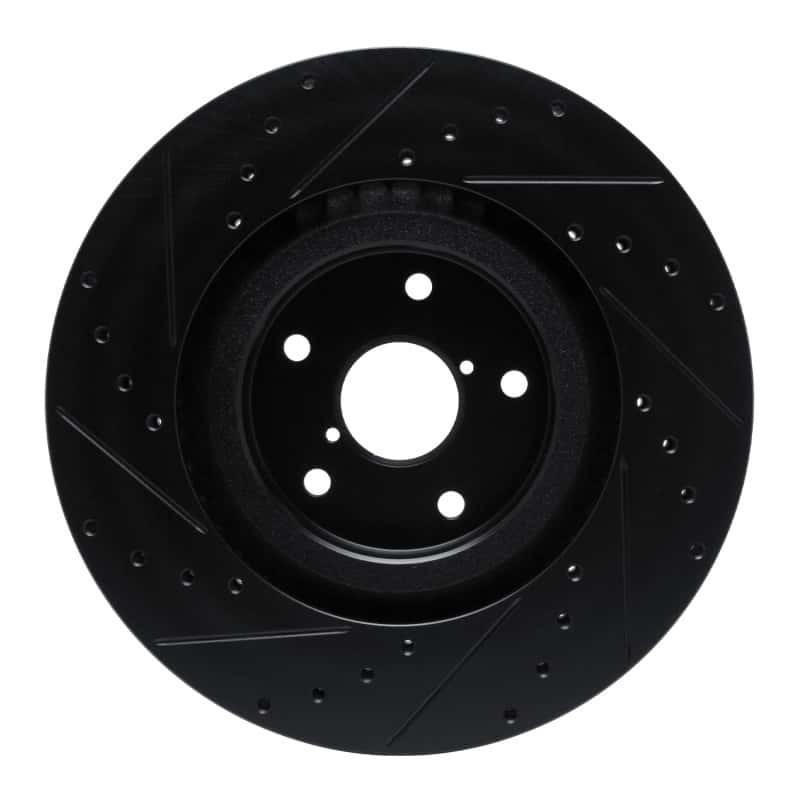 R1 Concepts — R1 -23 Subaru Ascent Front Right Drilled & Slotted Black Brake Rotor
R1 Brake Rotor Drill - view 5