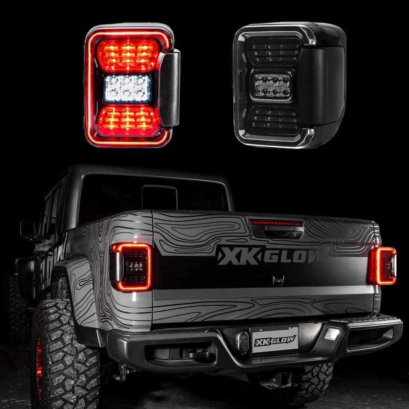 XKGLOW — XK Glow Jeep JT Gladiator LED Taillight w/ Smoked Lens - view 1