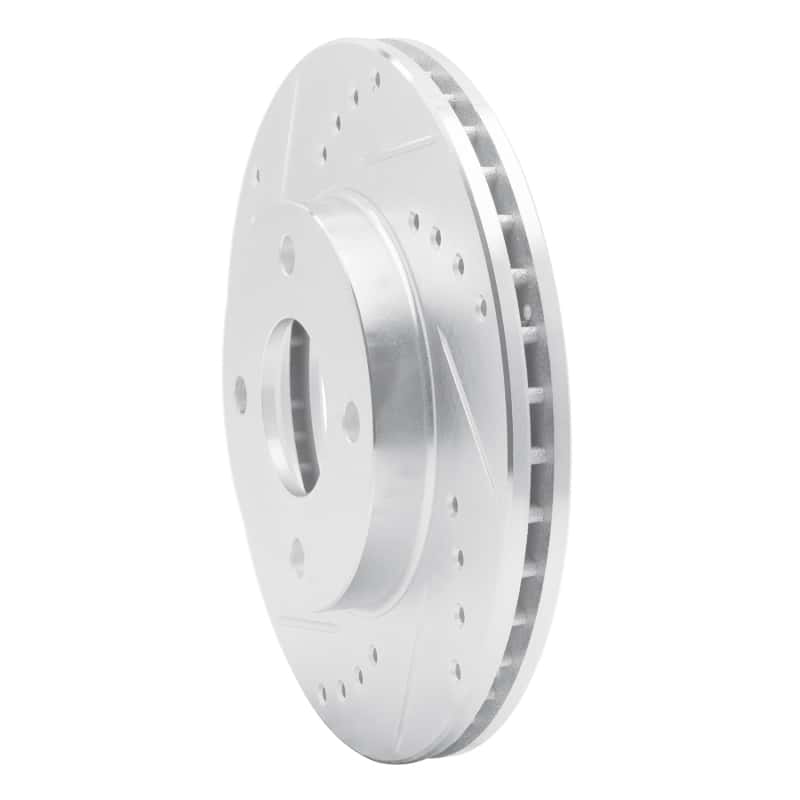 R1 Concepts — R1 00-15 Ford Ikon (Mexico / Made In Brazil) Front Left Drilled & Slotted Silver Brake Rotor
R1 Brake Rotor Drill - view 2