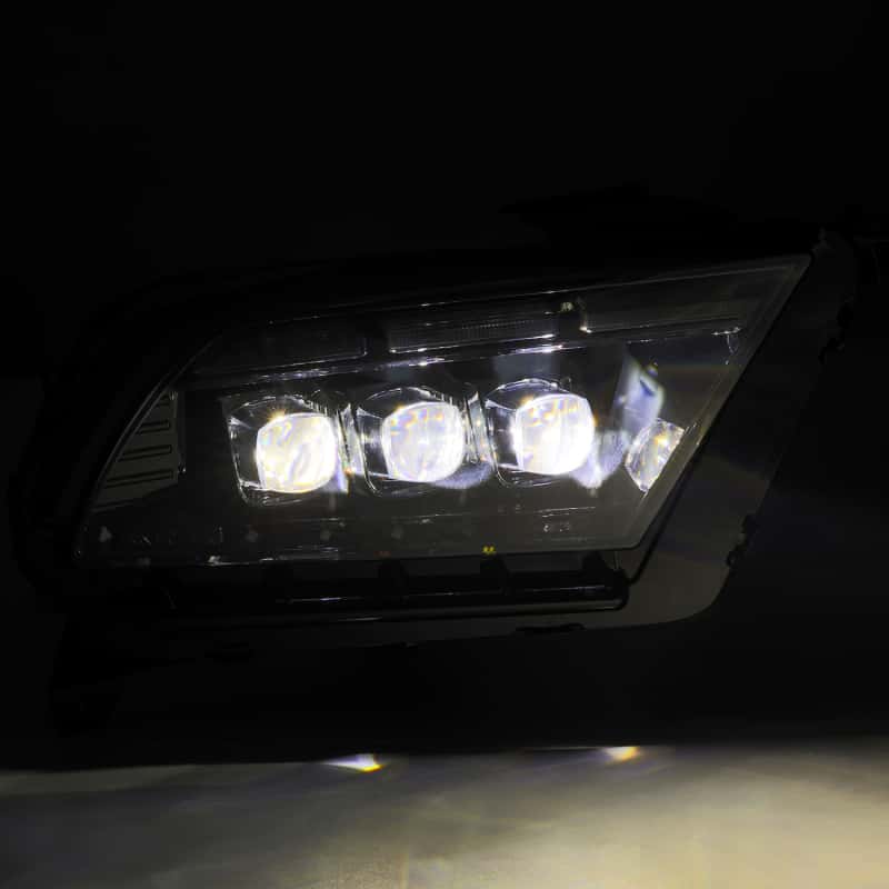 AlphaRex — AlphaRex 13-14 Ford Mustang NOVA-Series LED Projector Headlights Blk w/Activ Lght & Seq.Sig / SB DRL
Projector Headlights - view 3