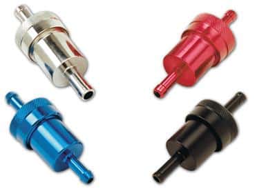 Russell — Russell Performance Black Street Fuel Filter (3in Length 1-1/8in diameter 5/16in inlet/outlet) - view 8