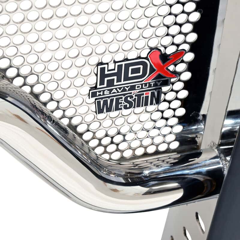 Westin — Westin 23-24 F250/350 HDX 1 Piece Grille Guard Polished Stainless Steel - view 7