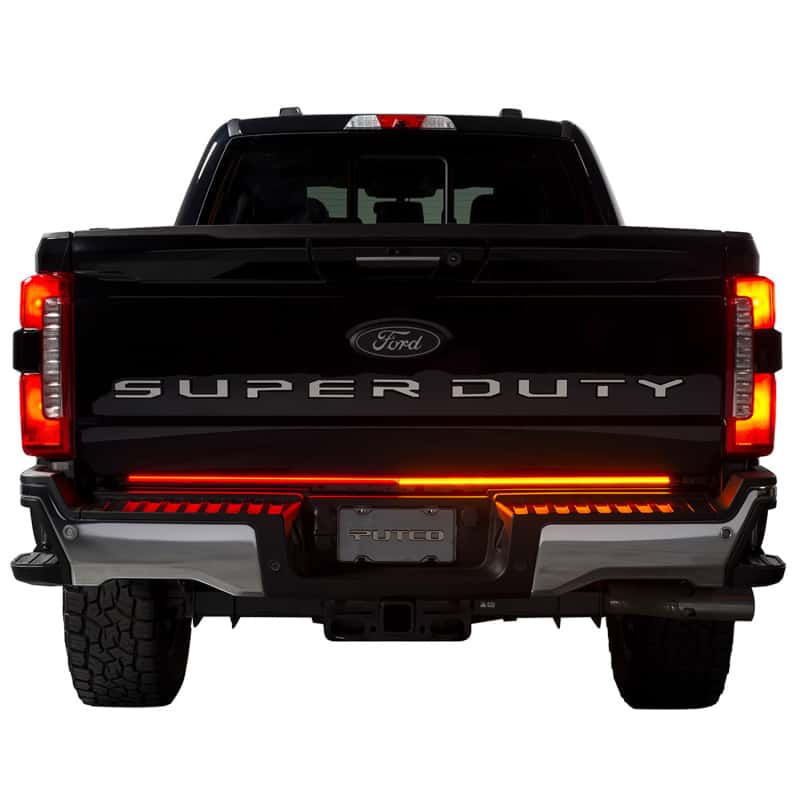 Putco — Putco 23-24 Ford SuperDuty F-250 60In Direct Fit Blade Kit Tailgate Bars w/ LED Taillamps
Tailgate Light Bar - view 9