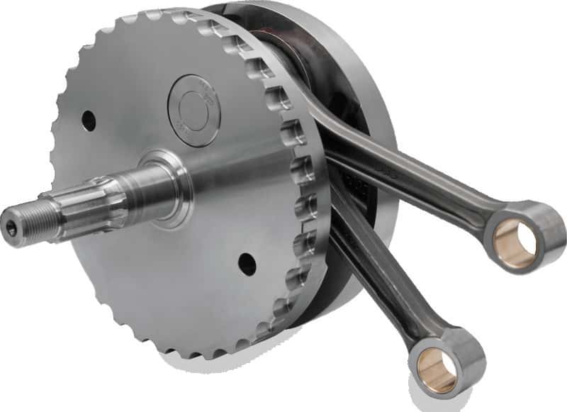 S&S Cycle — S&S Cycle 00-06 BT 4-5/8in Stroke Flywheel Assembly w/o Sprocket Shaft Bearing Race - view 1