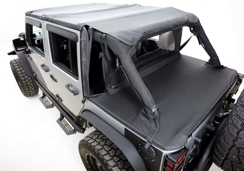 Rampage — Rampage 2007-2018 Jeep Wrangler(JK) Unlimited 4-Door Tonneau Cover - Black Diamond
Soft Tops - view 2