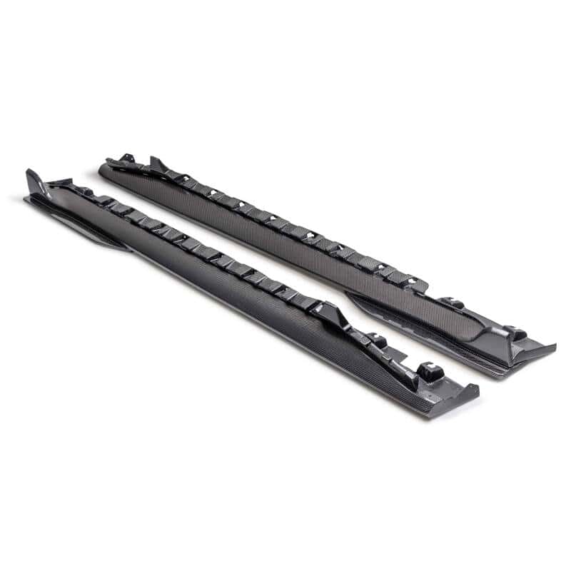 Anderson Composites — Anderson Composites 2024 Ford Mustang Type-GT5 Carbon Fiber Side Rocker Panel Splitter - view 1