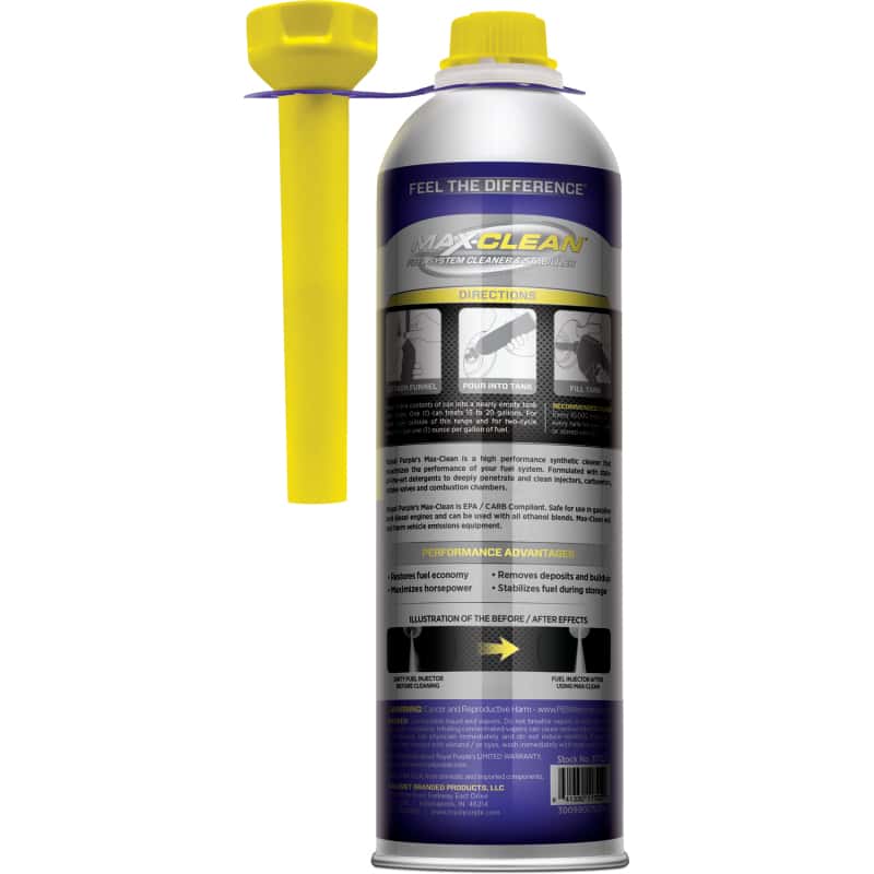 Royal Purple — Royal Purple Max-Clean Fuel System Cleaner & Stabilizer - 20oz
Fuel System Cleaner - view 3