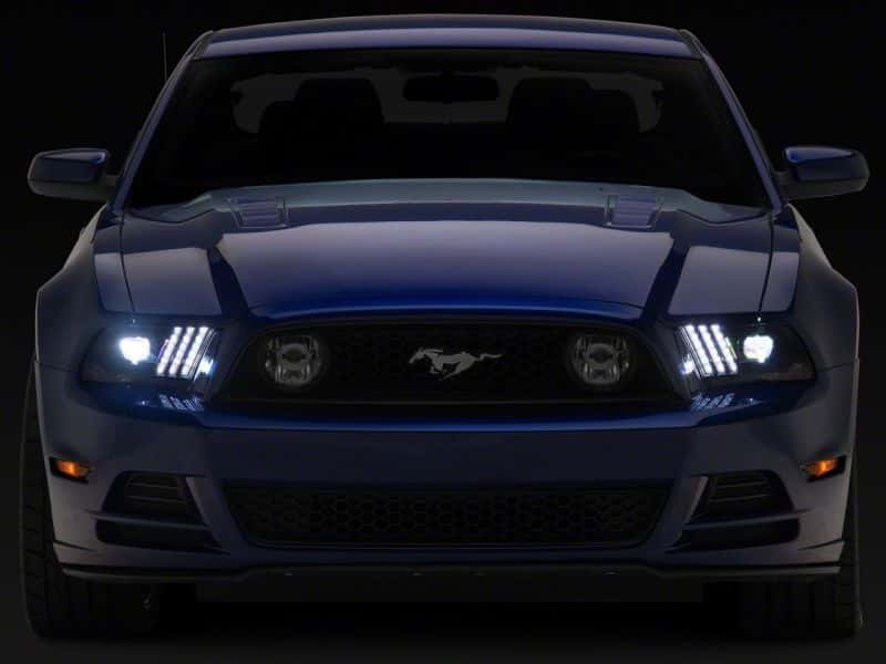 Raxiom — Raxiom 13-14 Ford Mustang LED Projector Headlights SEQL Turn Signals- Blk Housing (Clear Lens)
Headlights - view 11