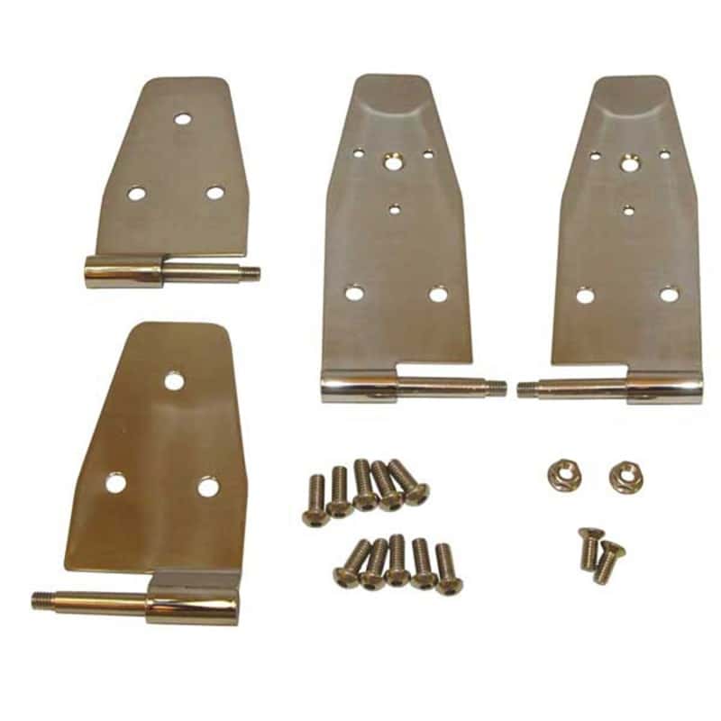 Rugged Ridge — Rugged Ridge 94-95 Jeep Wrangler YJ Stainless Steel Door Hinge Kit
OFFROAD_EXTERIOR
Door Hinge - view 2