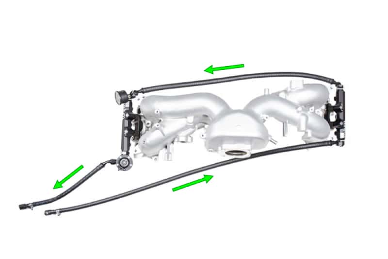 Radium Engineering — Radium Engineering Subaru EJ Engines Fuel Rail Plumbing - Series - view 2