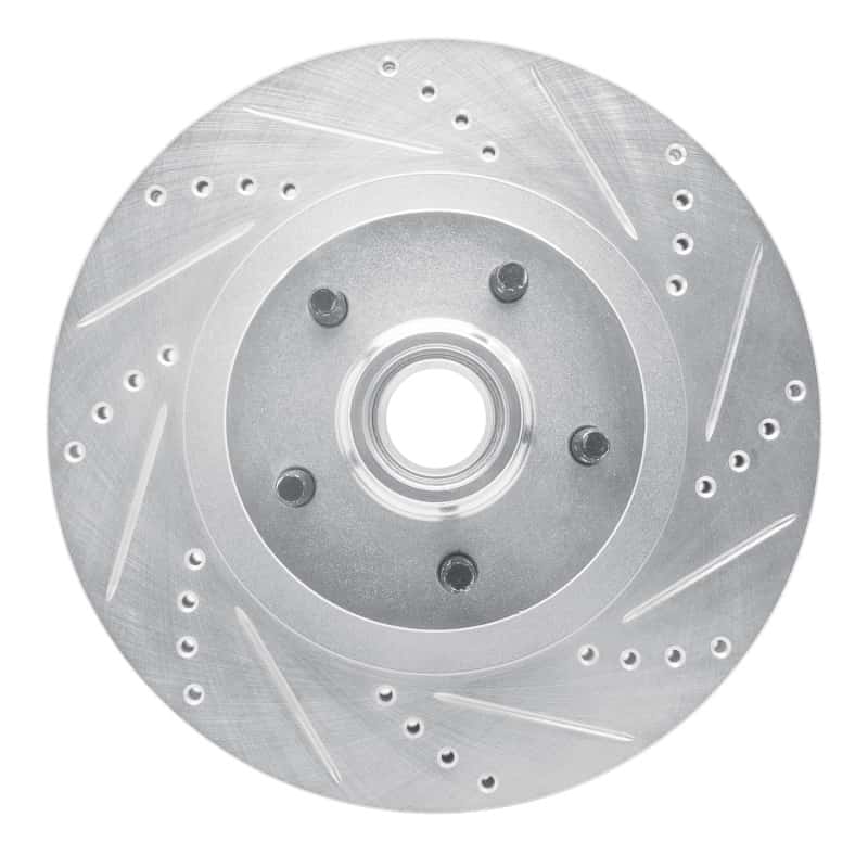 R1 Concepts — R1 01-05 Ford Explorer Sport Front Right Drilled & Slotted Silver Brake Rotor
R1 Brake Rotor Drill - view 1