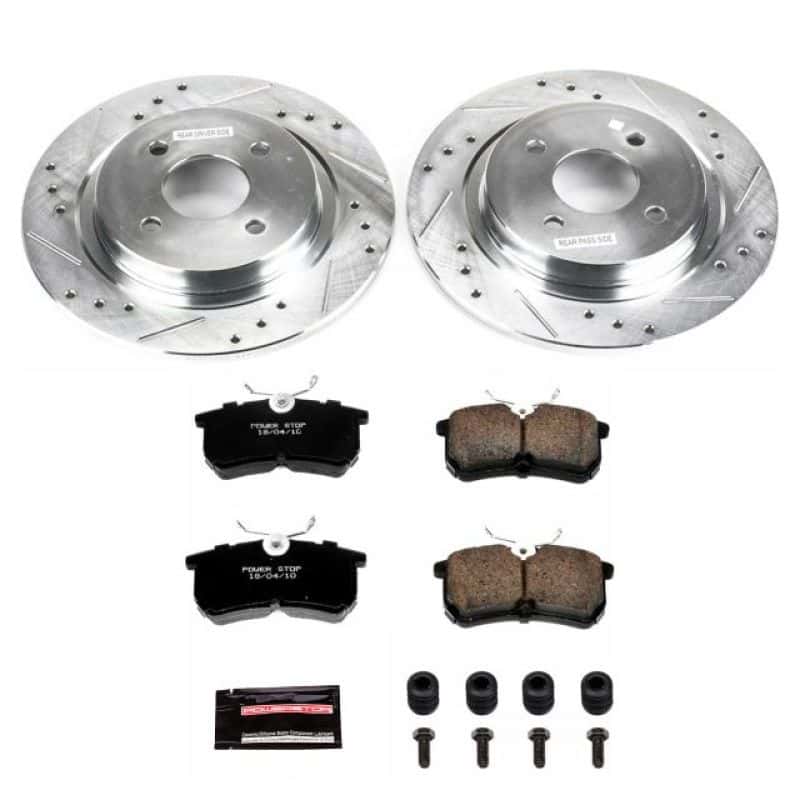 PowerStop — Power Stop 02-04 Ford Focus Rear Z23 Evolution Sport Brake Kit - view 1