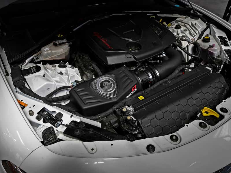 aFe — aFe POWER Momentum GT Pro Dry S Intake System 17-21 Alfa Romeo Giulia L4-2.0L (t)
Momentum GT Intake - view 8