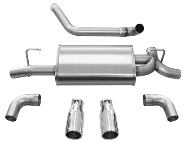 CORSA Performance — Corsa 2018-2025 Jeep Wrangler JL 2.5in Dual Rear Exit Polished Tips Sport Axle-Back Exhaust
cor21014
Exhaust - view 1