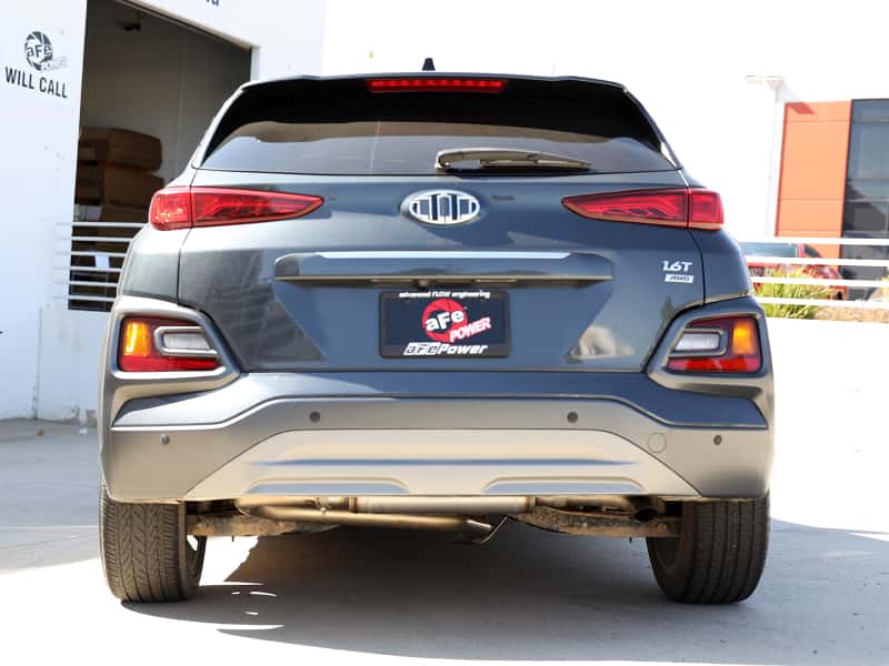 aFe — aFe Takeda 2-1/2in 304 SS Axle-Back Exhaust 18-21 Hyundai Kona L4 1.6L (t)
Axle-Back Exhaust - view 4