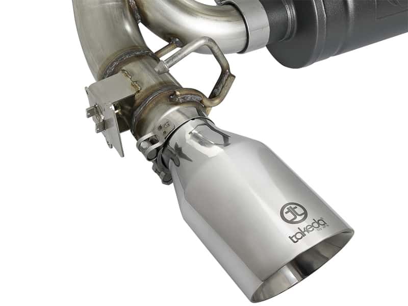 aFe — aFe Takeda 3in 304 SS Axle-Back Exhaust System w/ Polished Tip 16-18 Ford Focus RS 2.3L (t)
Axle-Back Exhaust - view 2