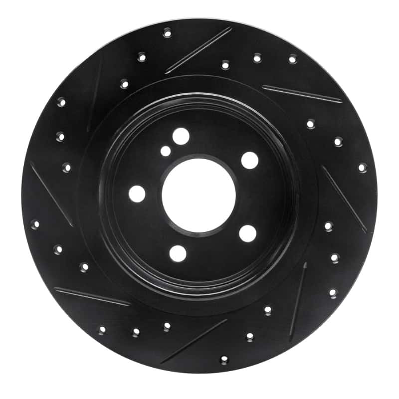 R1 Concepts — R1 08-15 Mercedes-Benz C300 Sedan Rear Right Drilled & Slotted Black Brake Rotor
R1 Brake Rotor Drill - view 5