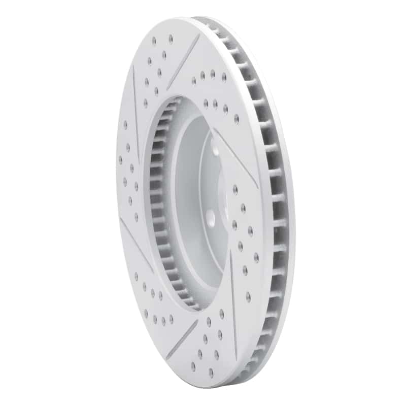 R1 Concepts — R1 00-10 Pontiac Vibe Front Right Drilled & Slotted Geo-Carbon Rotor - view 4