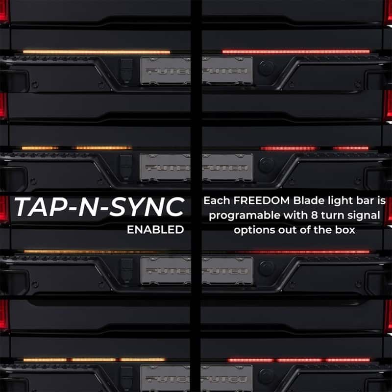 Putco — Putco 23-24 Chevrolet Colorado 48In Freedom Blade Direct Fit Kit Tailgate Bars - view 10