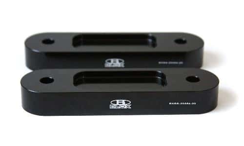 BLOX Racing — BLOX Honda S2000 Racing Front 20mm Thick Spacer Bump Steer Kit - Black (Lowered 1in and more) - view 1