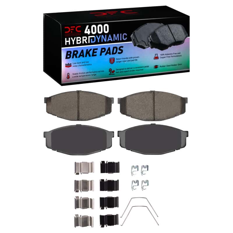 DFC — DFC 81-95 Toyota Cressida Front 4000 HybriDynamic Brake Pads and Hardware Kit
DFC Brake Pad Set - view 1
