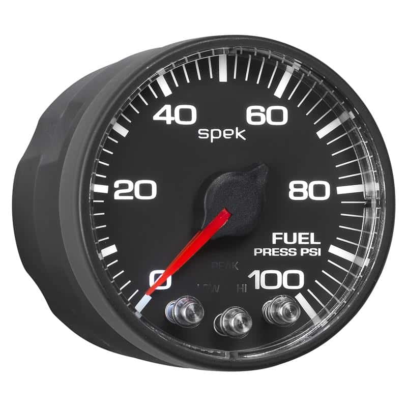 AutoMeter — Autometer Spek-Pro Gauge Fuel Press 2 1/16in 100psi Stepper Motor W/Peak & Warn Blk/Blk
GA 2" FP 100 BFB SPK - view 6