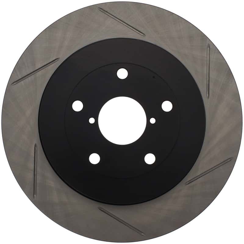 Stoptech — StopTech Power Slot 05-07 STi Rear Right Slotted Rotor
Sport Slotted Rotor - view 1