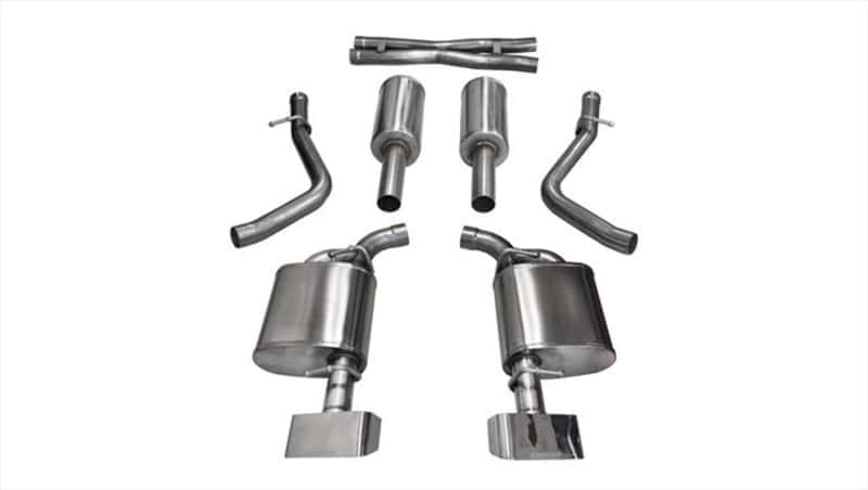 CORSA Performance — Corsa 2015-2016 Dodge Challenger 5.7L V8  Polished Xtreme Cat-Back
Exhaust - view 1