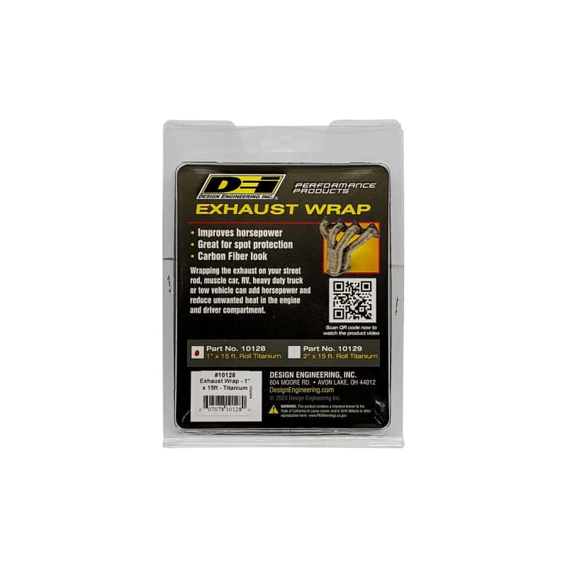 DEI — DEI Exhaust Wrap 1in x 15ft - Titanium
Exhaust Wrap Kit - view 7