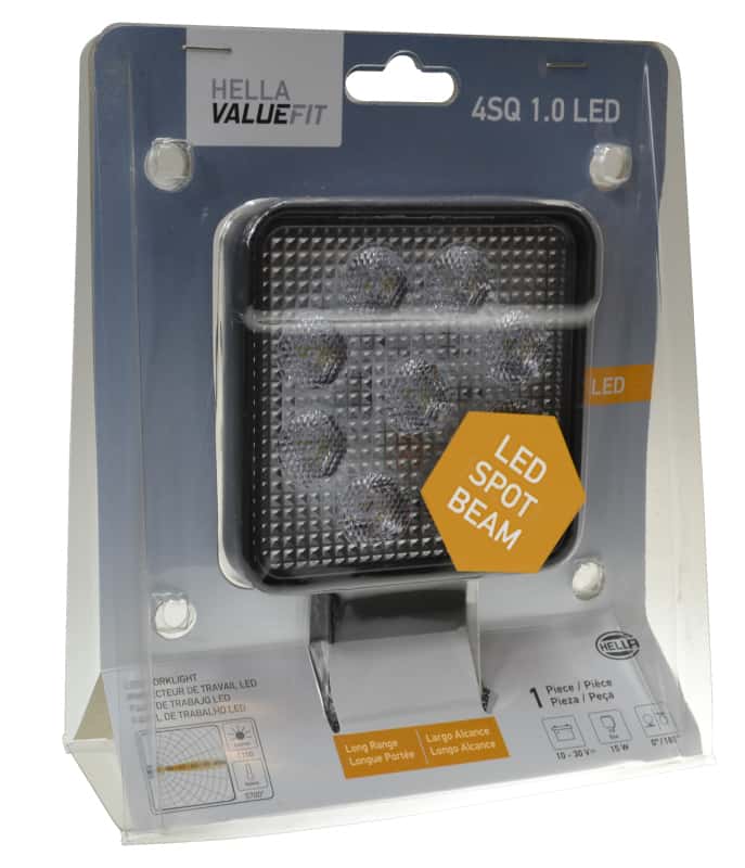 Hella — Hella ValueFit Work Light 4SQ 1.0 LED MV LR LT
Work lamp LED Blstr - view 18