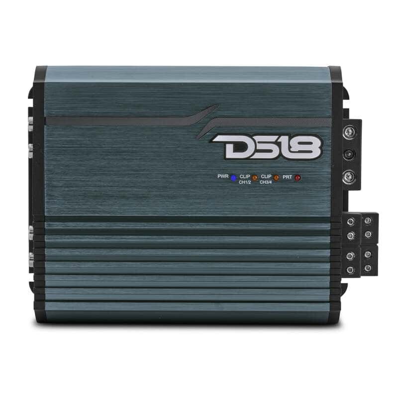 DS18 — DS18 4-Channel Class-D Amp Stereo Full-Range 4 x 120 W RMS at4 ohm- Titanium - view 5