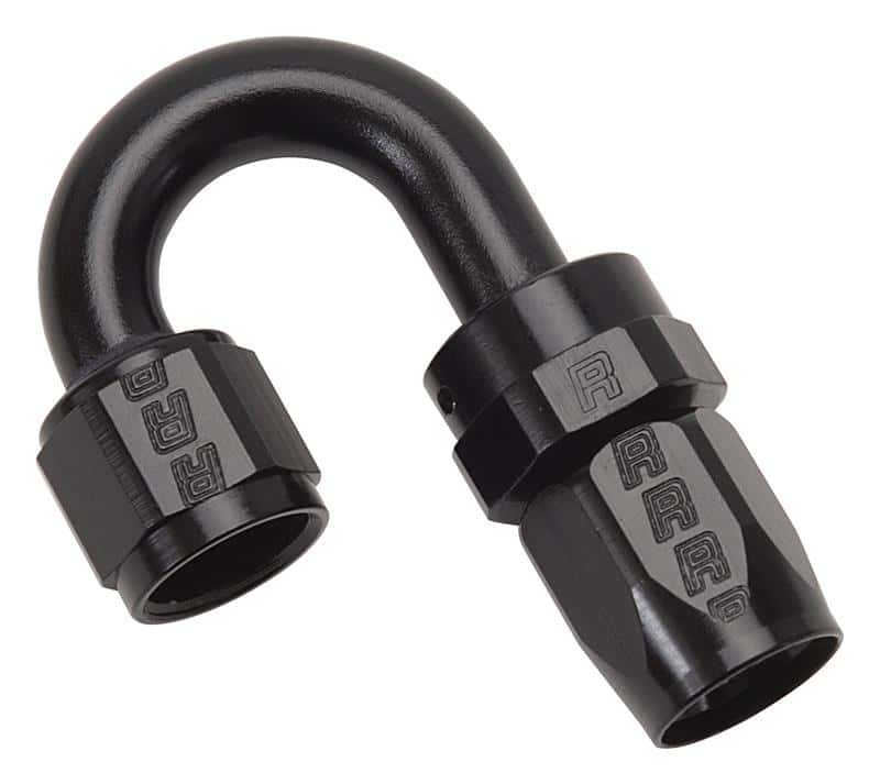 Russell — Russell Performance -10 AN Black 180 Degree Full Flow Swivel Hose End
Hose Fitting - view 3
