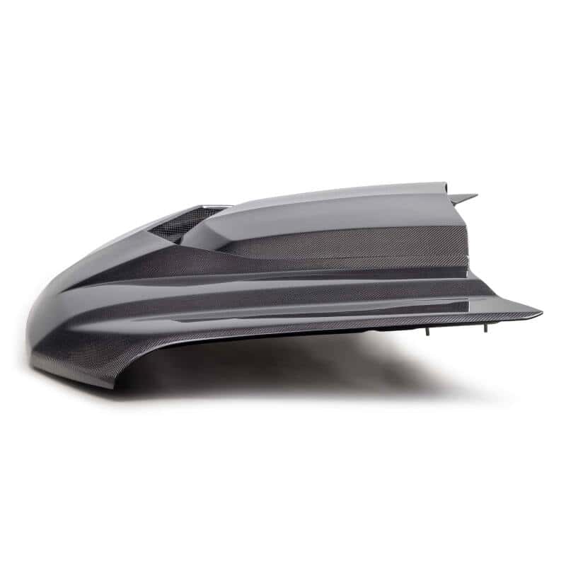Anderson Composites — Anderson Composites 20-24 Chevy Silverado Type-AZ Carbon Fiber Hood - view 4