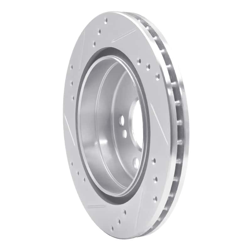 R1 Concepts — R1 92-95 Mercedes-Benz E420 Rear Right Drilled & Slotted Silver Brake Rotor
R1 Brake Rotor Drill - view 4