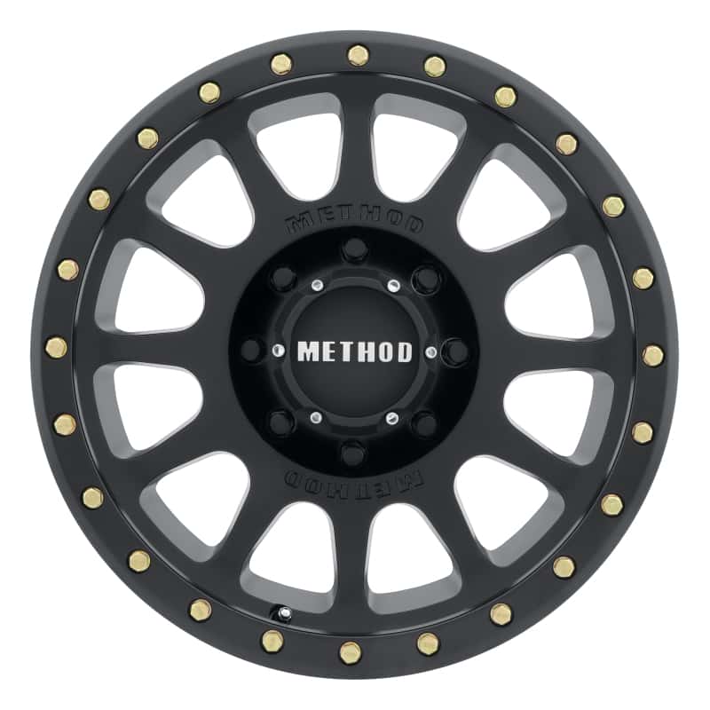 Method Wheels — Method MR305 NV 18x9 -12mm Offset 8x6.5 130.81mm CB Matte Black Wheel - view 2