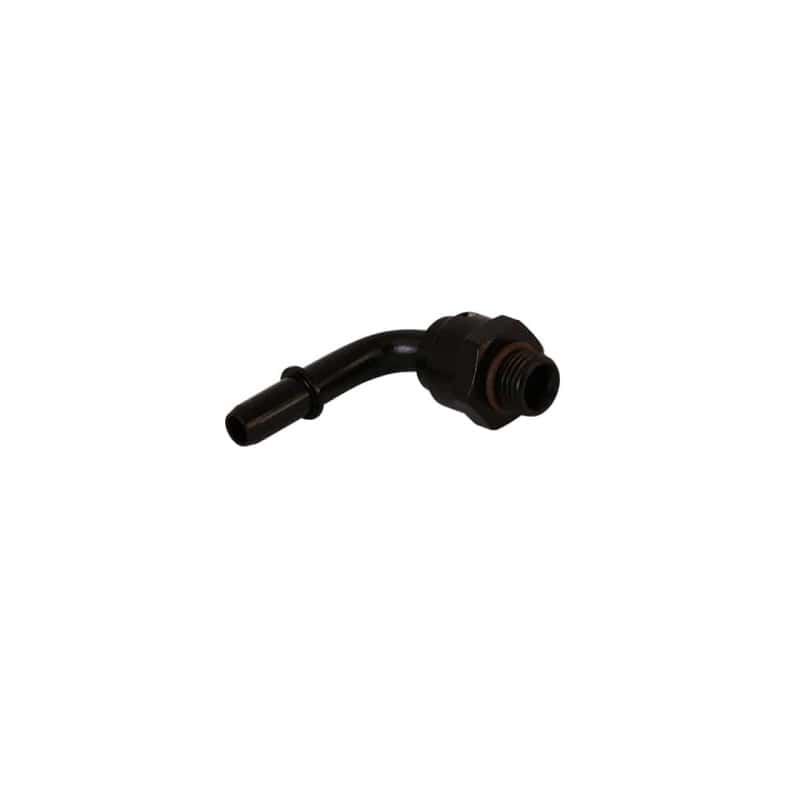 Aeromotive — Aeromotive Fitting - AN-06 - 90 Degree - 3/8 Male Quick Connect
Fitting ORB to QC 90 - view 1