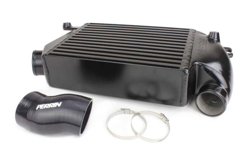Perrin Performance — PERRIN 15-21 Subaru WRX / 14-18 Forester XT Top Mount Intercooler - Black - view 2