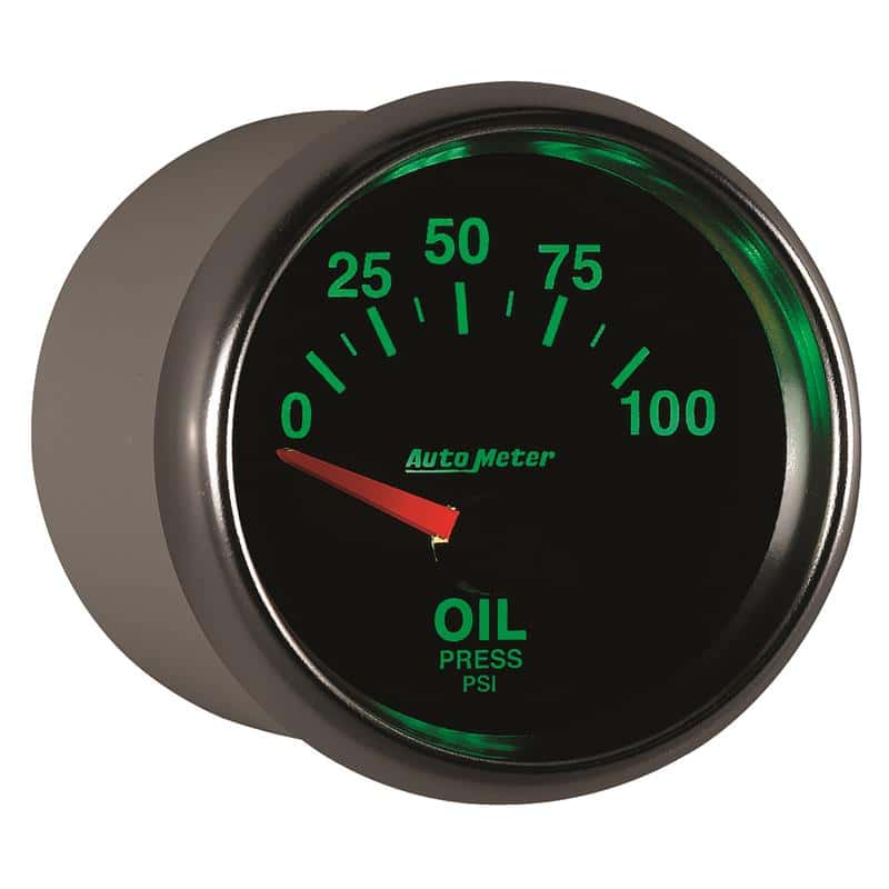 AutoMeter — Autometer GS 0-100 PSI Short Sweep Electronic Oil Pressure Gauge
2-1/16" OIL PRESS, 0 - view 6